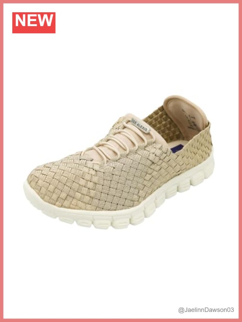 Slip-On Fashion Sneakers Woven Elastic Upper Lightweight Travel Shoes Removable